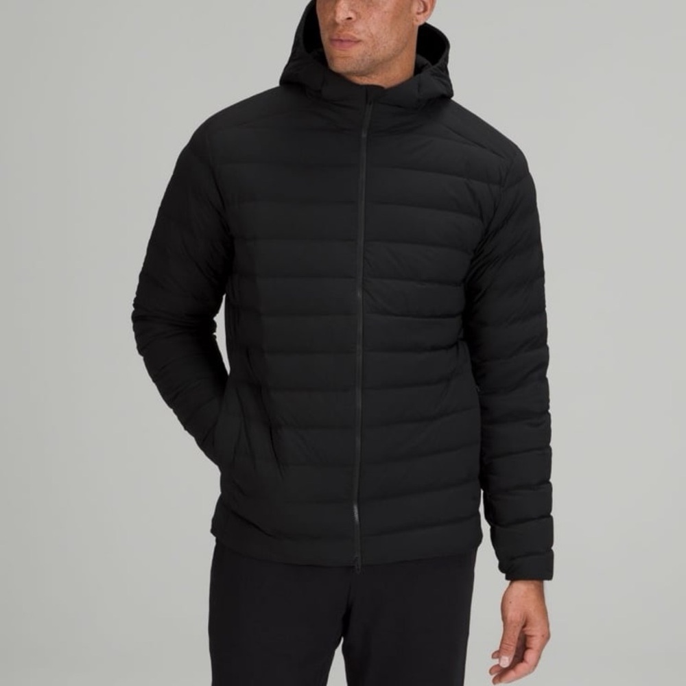 NWT Lululemon Navigation Down Hoodie Down Coat Mens size Large Black
